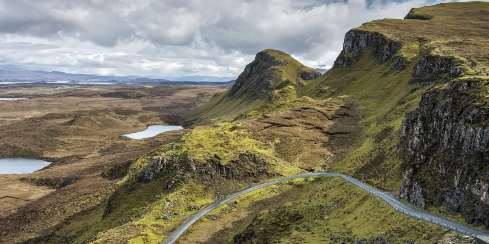 Il paesaggio del Quiraing, sull'Isola di Skye